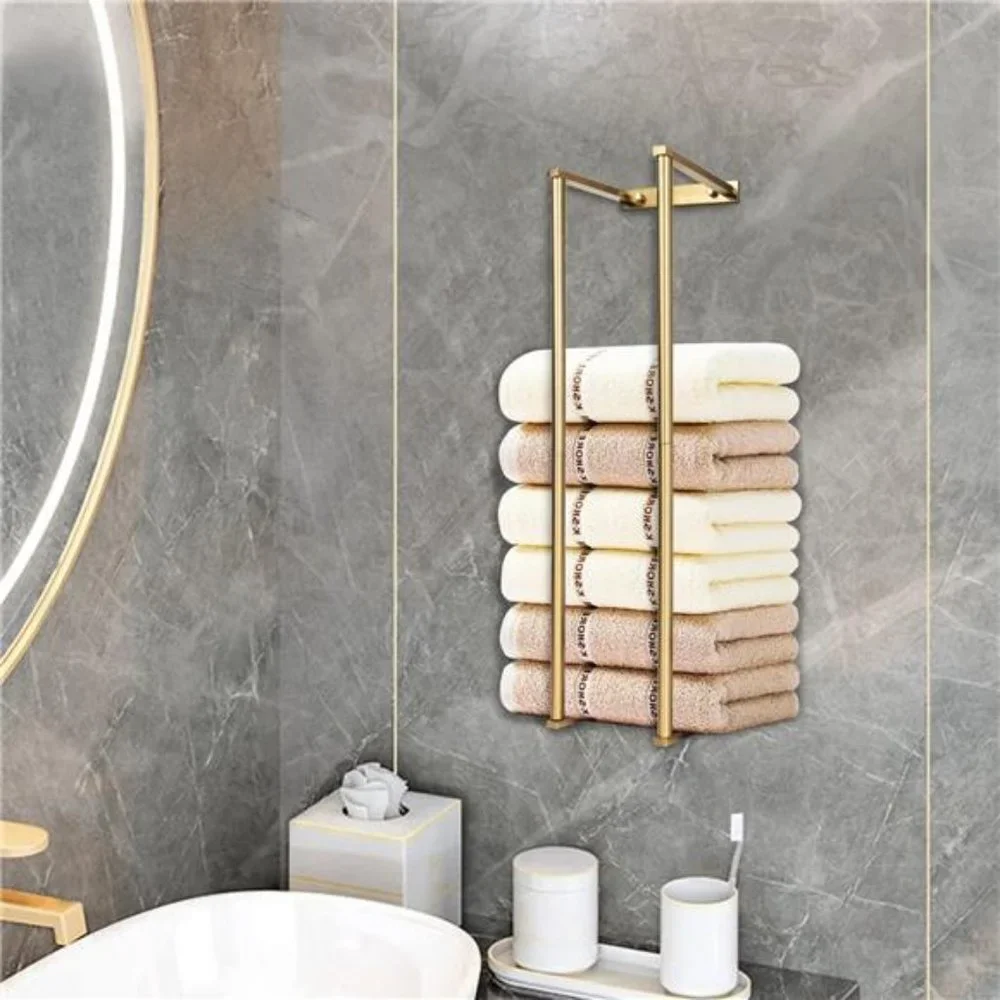Towel Racks for Bathroom Wall Mounted, Stainless Steel Bath Towel Holder